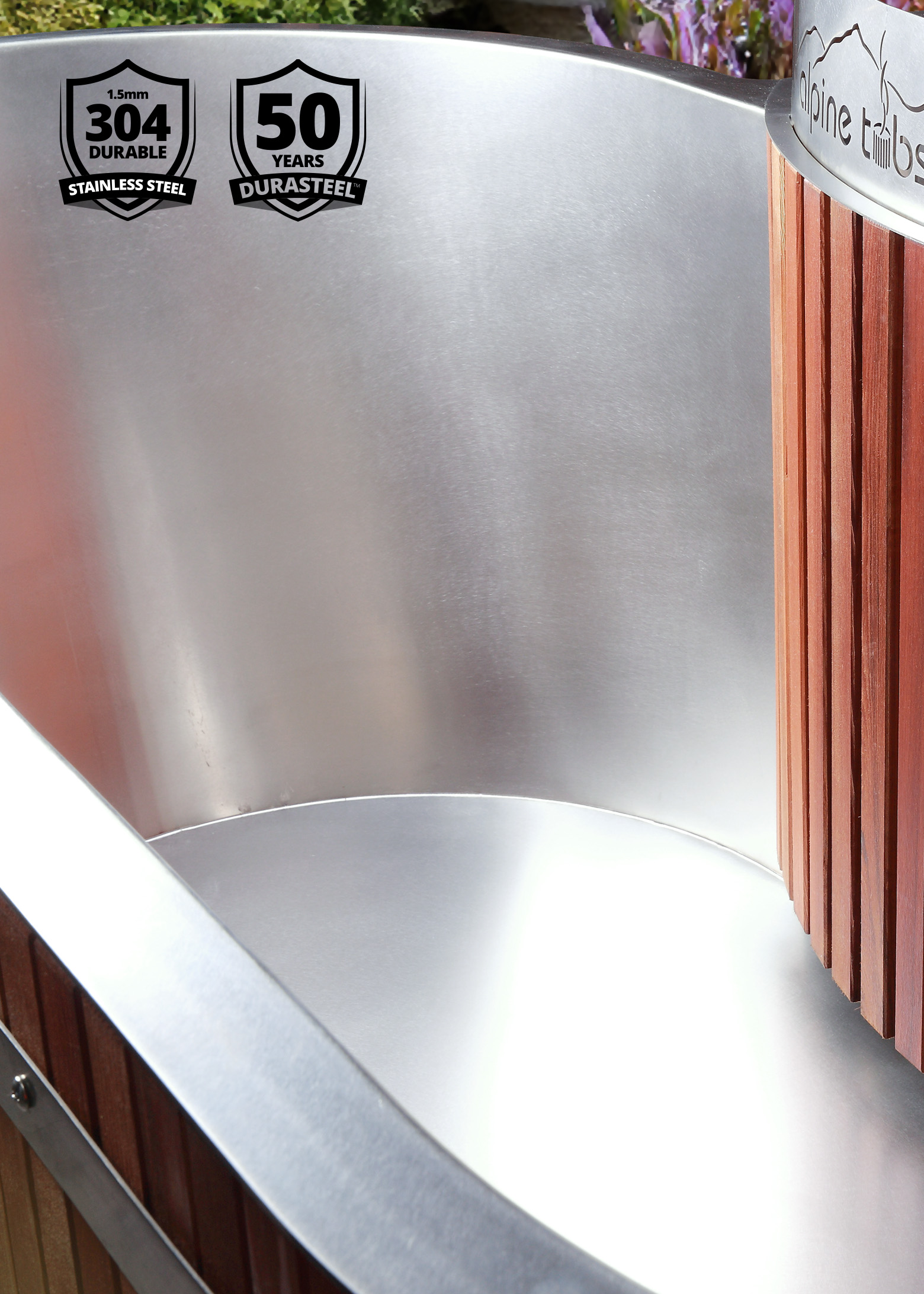 Fiordland- 304 Stainless Steel + DuraSteel™ Badge