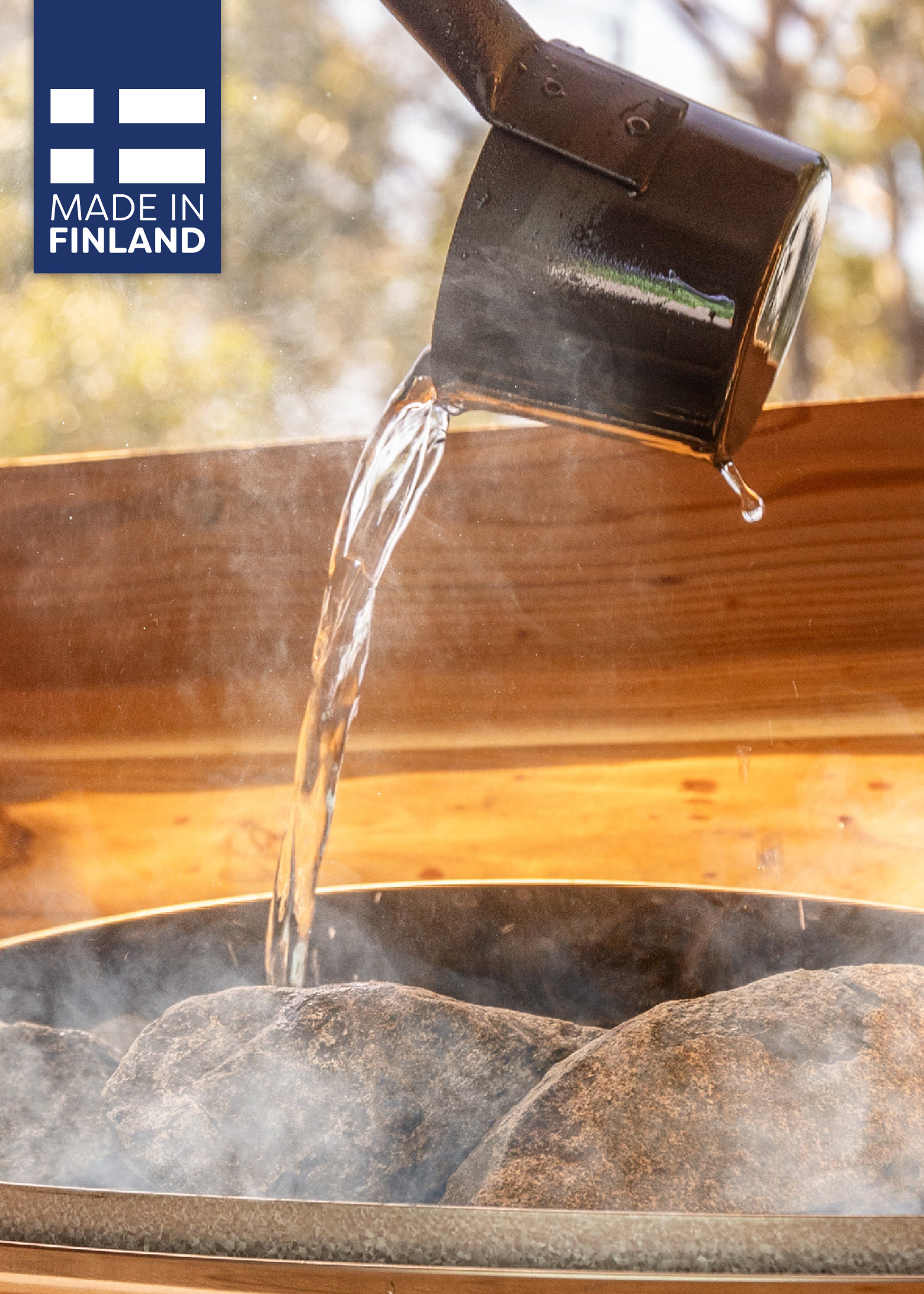 Impurity Free Olivine Sauna Stones- Vista