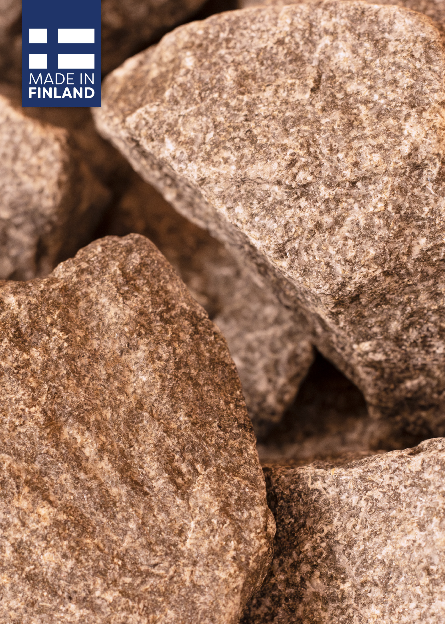 Impurity Free Olivine Sauna Stones